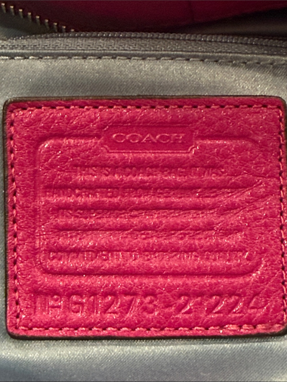 Coach Madison Isabelle Magenta Leather Shoulder/Crossbody Bag (#21224)(EUC) - Picture 17 of 17
